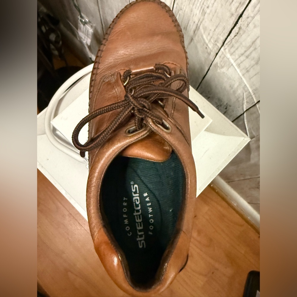 Comfort Streetcars Footwear Mens 9.5 tie brown loafers